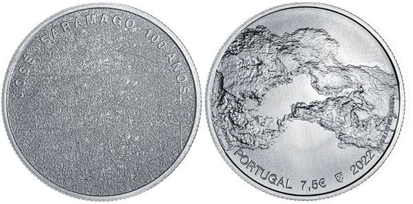 Grote foto portugal 7 5 euro 2022 saramago verzamelen munten overige