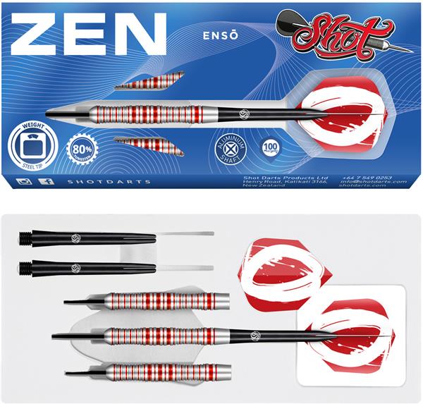 Grote foto shot zen enso 80 shot zen enso 80 25 gram sport en fitness darts