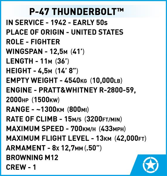 Grote foto cobi 5737 p 47 thunderbolt kinderen en baby overige