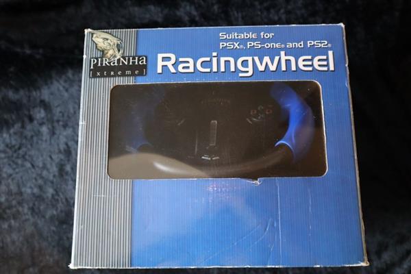 Grote foto racingwheel playstation 1 playstation 2 pirhana xtreme boxed spelcomputers games overige merken