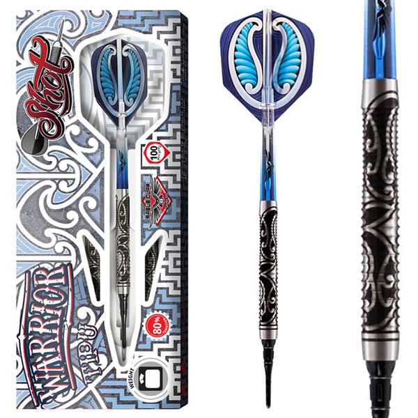 Grote foto softtip shot warrior tipu 80 st. warrior tipu 80 20 gram sport en fitness darts