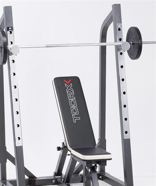 Grote foto toorx fitness squat bench rack wlx 50 sport en fitness fitness