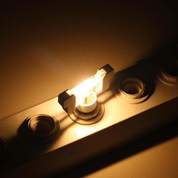 Grote foto r7s staaflamp warmwit 3000k 78x14mm led 4w 40w halogeenlicht 400 lumen huis en inrichting overige