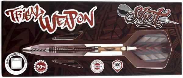 Grote foto shot tribal weapon 1 fw 90 tribal weapon 1 fw 90 25 gram sport en fitness darts