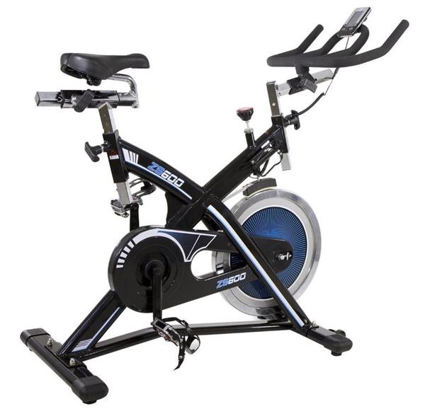Grote foto bh fitness spinbike indoor cycle zs600 doortrapsysteem sport en fitness fitness