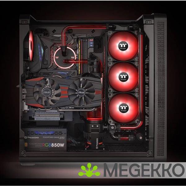 Grote foto thermaltake case fan pure a14 led red 1 pack computers en software overige computers en software