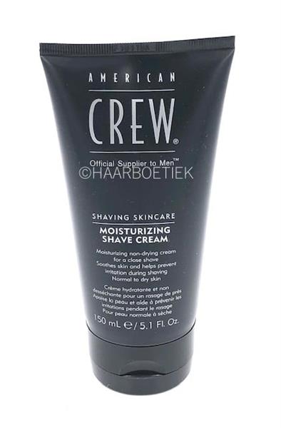 Grote foto american crew moisturizing shave cream 150ml kleding dames sieraden