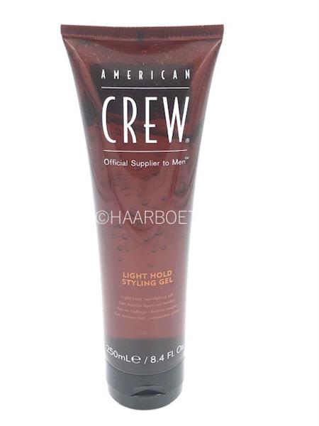 Grote foto american crew light hold gel 250ml kleding dames sieraden