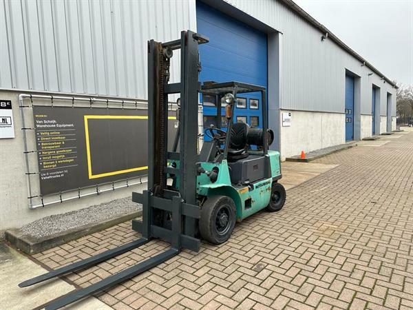 Grote foto vs 21366 lpg duplex heftruck 2 5 ton mitsubishu agrarisch heftrucks