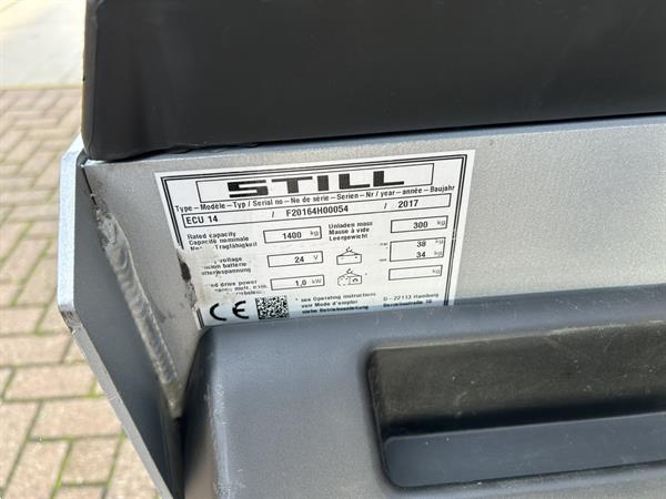 Grote foto vs 21430 elektrische palletwagen still ecu14 bj2017 doe het zelf en verbouw hefwerktuigen