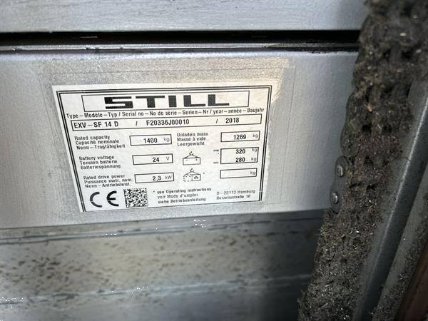 Grote foto vs 21432 elektrische triplex stapelaar still 5466mm initiele lift doe het zelf en verbouw hefwerktuigen