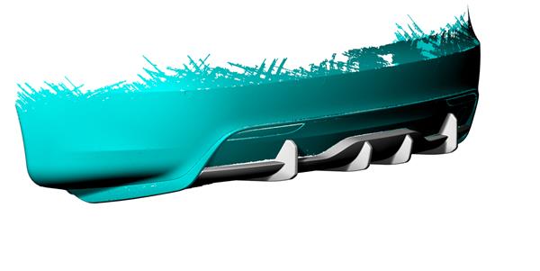 Grote foto tesla model s plaid carbon diffuser auto onderdelen tuning en styling