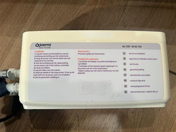 Grote foto joerns healthcare actief luchtwissel anti decubitus matras diversen verpleegmiddelen en hulpmiddelen