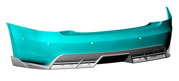 Grote foto tesla model s plaid rz diffuser auto onderdelen tuning en styling