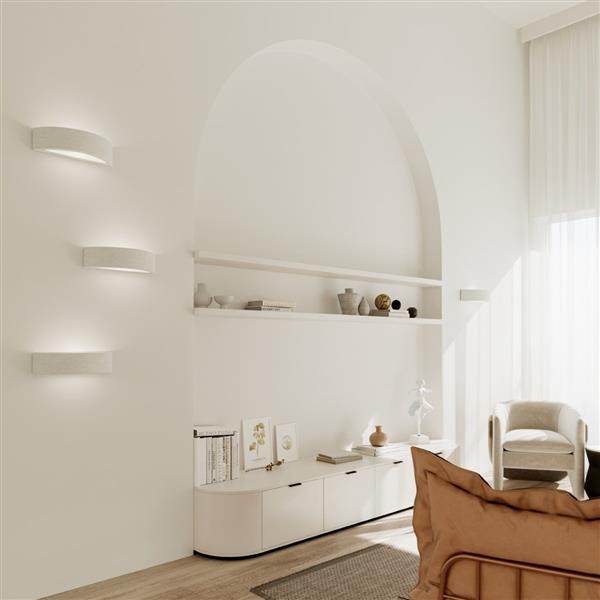 Grote foto muurlamp atena wit wandlamp keramisch met glas e27 ip20 230v huis en inrichting overige