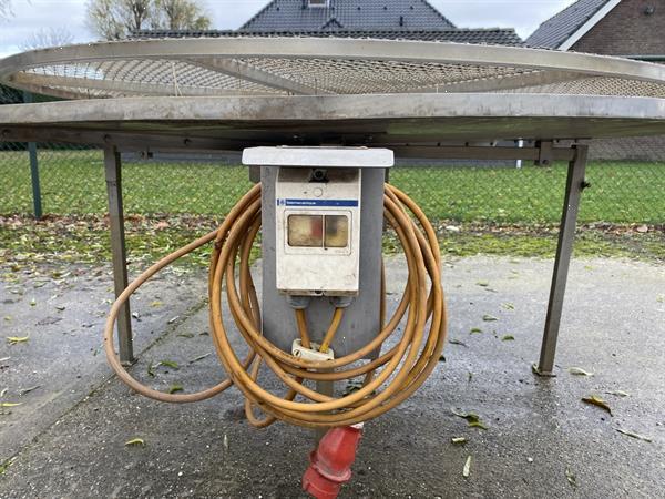 Grote foto rvs draaitafel wastafel agrarisch tuinbouw