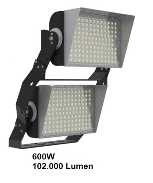 Grote foto led max sport ultralux rvs 600w heavy duty schijnwerper zakelijke goederen overige zakelijke goederen