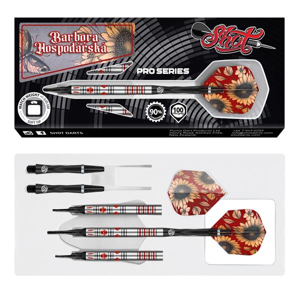 Grote foto softtip shot pro series barbora hospod rsk 90 softtip shot pro series barbora hospod rsk 90 sport en fitness darts