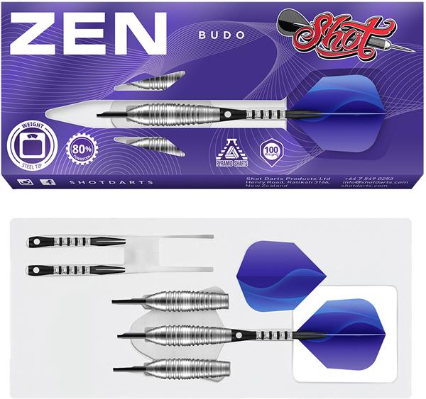 Grote foto shot zen budo 80 zen budo 80 26 gram sport en fitness darts