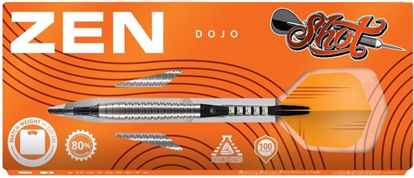 Grote foto softtip shot zen dojo 80 st. zen dojo 80 20 gram sport en fitness darts