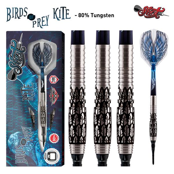 Grote foto softtip shot birds of prey kite 80 st. birds of prey kite 80 20 gram sport en fitness darts