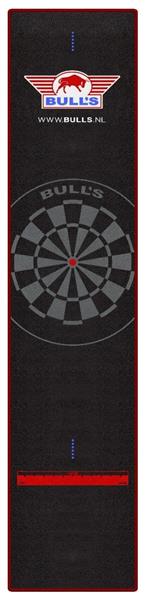 Grote foto bulls carpet dartmat black red 300x65 bulls carpet dartmat black red 300x65 sport en fitness darts