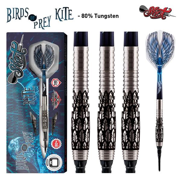 Grote foto softtip shot birds of prey kite 80 st. birds of prey kite 80 20 gram sport en fitness darts