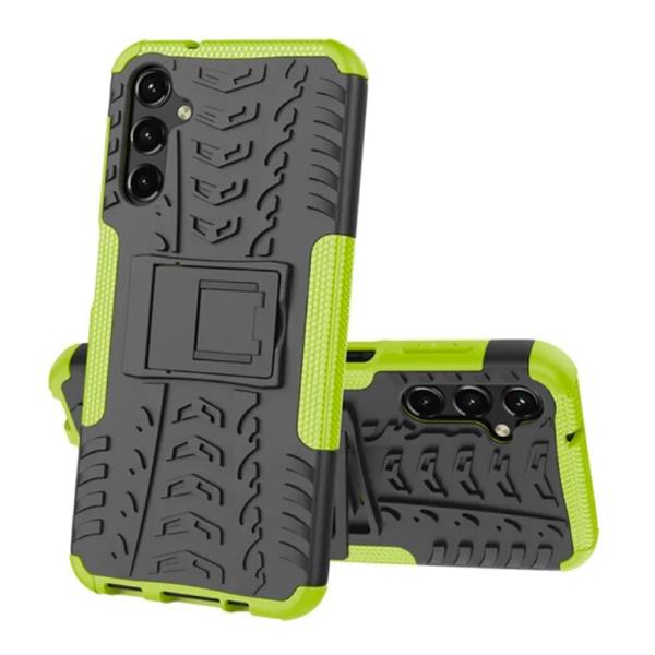 Grote foto samsung galaxy a04 hoesje met kickstand shockproof cover case groen telecommunicatie mobieltjes