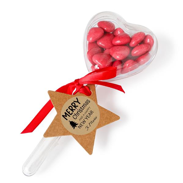 Grote foto klein kerstcadeautje goud diversen kerst