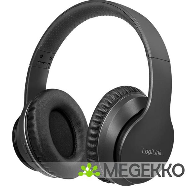 Grote foto logilink bt0053 bluetooth headphone active noise cancelling audio tv en foto koptelefoons