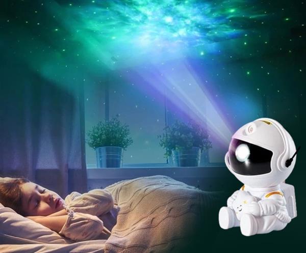 Grote foto astronaut nachtlamp sterrenhemel lamp projector sterren hemel huis en inrichting woningdecoratie