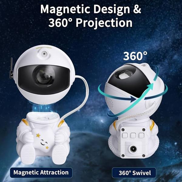 Grote foto astronaut nachtlamp sterrenhemel lamp projector sterren led huis en inrichting woningdecoratie
