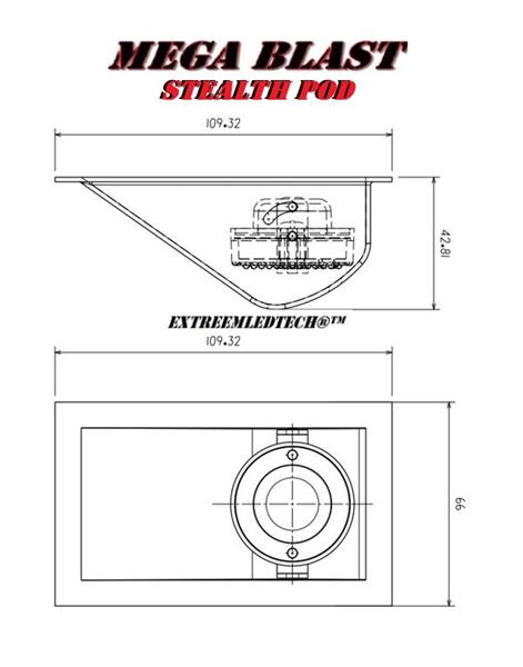 Grote foto mega blast zero flashback stealth pod schroef loze montage kap voor led hideaways auto onderdelen overige auto onderdelen