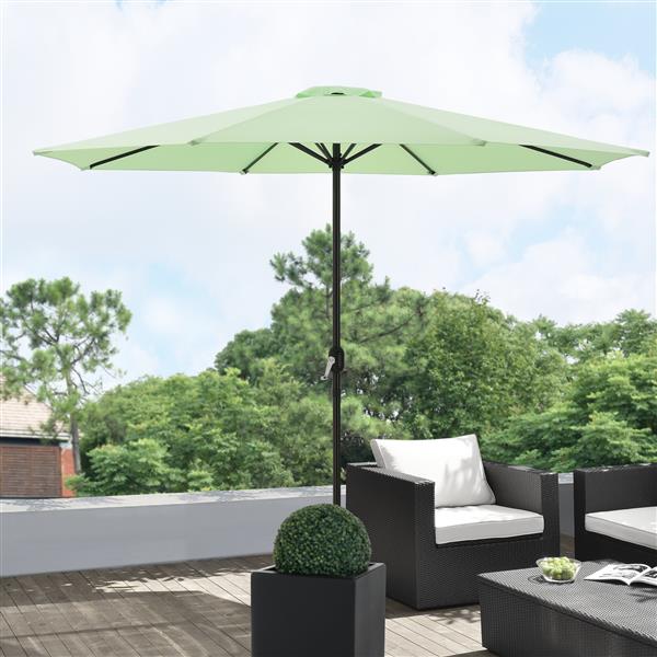 Grote foto tuin parasol stokparasol 300x230 cm pastel groen tuin en terras overige tuin en terras