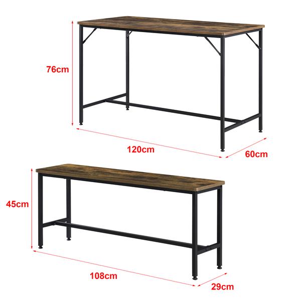 Grote foto eetkamerset pajala ettafel met banken zwart en houtkleurig huis en inrichting complete eetkamers