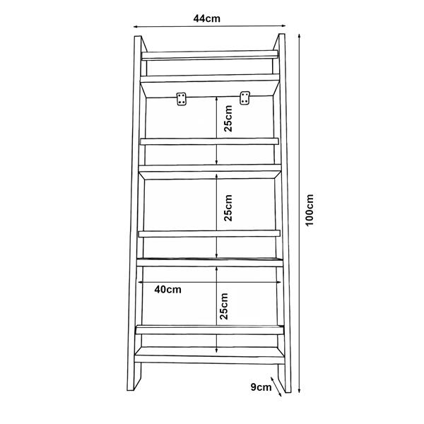 Grote foto en.casa wandplank miehikk l grenen 100x44x9 cm houtkleurig huis en inrichting overige