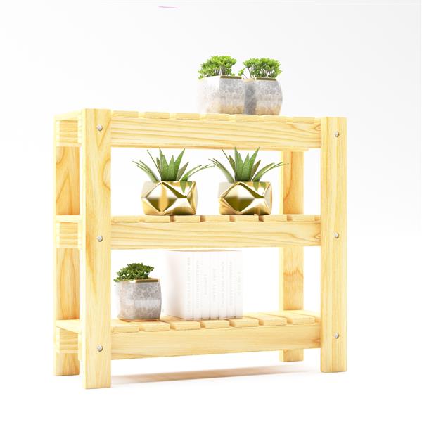 Grote foto en.casa keukenkast organizer multia 40x43x15 cm houtkleurig huis en inrichting keukenbenodigdheden
