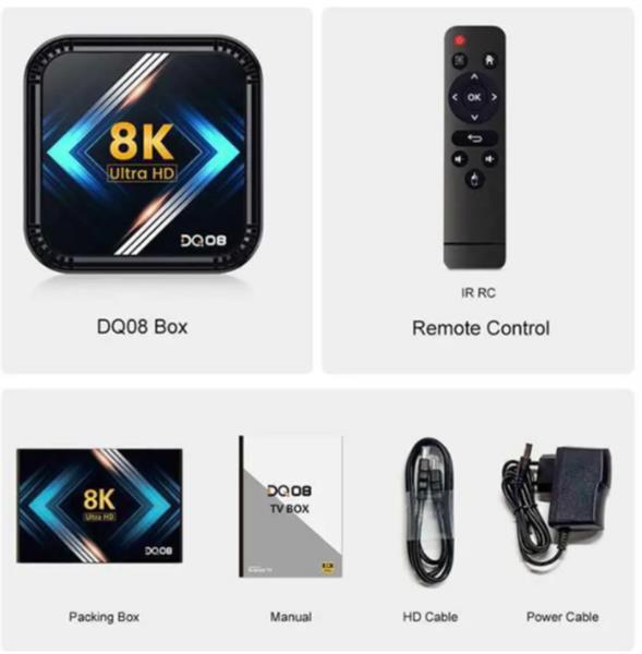 Grote foto android 13 iptv box 4k 60hz audio tv en foto mediaspelers