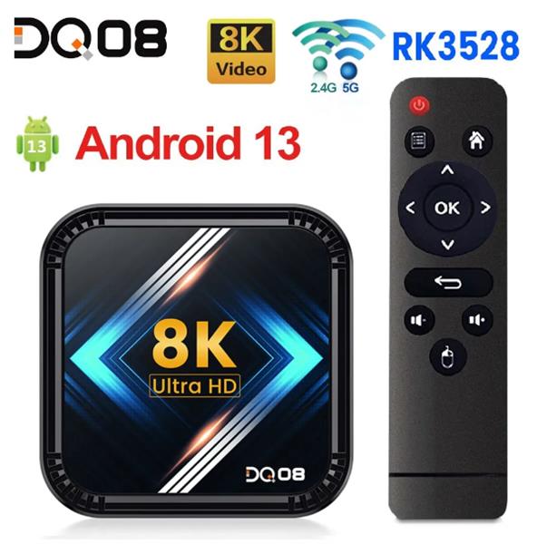 Grote foto android 13 iptv box 4k 60hz audio tv en foto mediaspelers