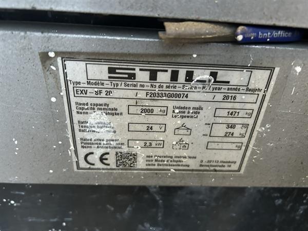 Grote foto vs 21452 elektrische triplex stapelaar still 4476mm 2 ton doe het zelf en verbouw hefwerktuigen