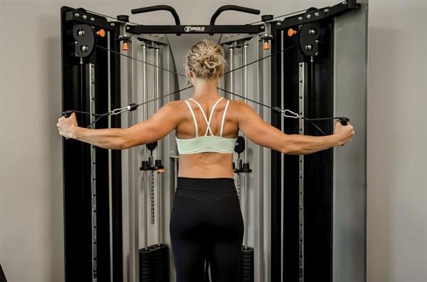 Grote foto torque usa f9 fold away functional trainer ruimtebesparend 2 x 90kg sport en fitness fitness