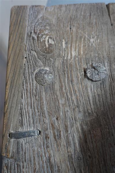 Grote foto salontafel oud houten deur india l174xb47xh38 huis en inrichting woningdecoratie
