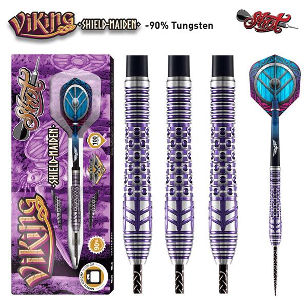 Grote foto shot viking shield maiden 90 viking shield maiden 90 27 gram sport en fitness darts