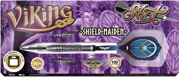 Grote foto shot viking shield maiden 90 viking shield maiden 90 27 gram sport en fitness darts