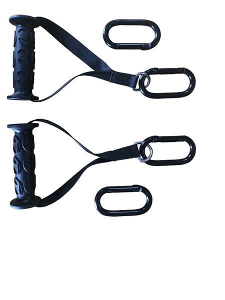 Grote foto torque usa set nylon hendels met riem set x2 sport en fitness fitness