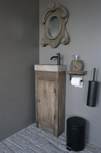 Grote foto gerjan toiletmeubel vergrijsd 1 deur rechts huis en inrichting complete badkamers