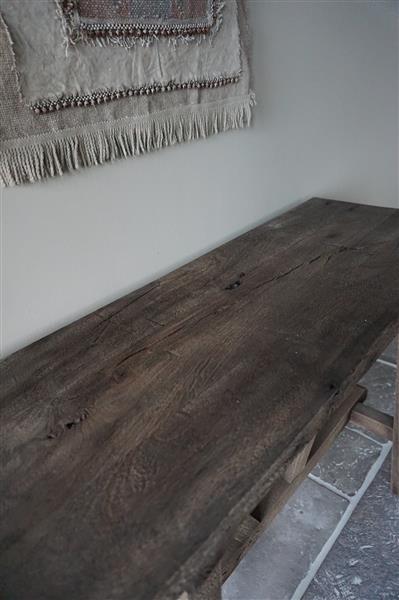 Grote foto willem wandtafel hout vergrijsd 100 cm huis en inrichting complete badkamers