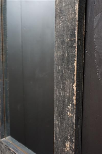 Grote foto spiegel hout old black l75 x b40 x d3 cm huis en inrichting complete badkamers