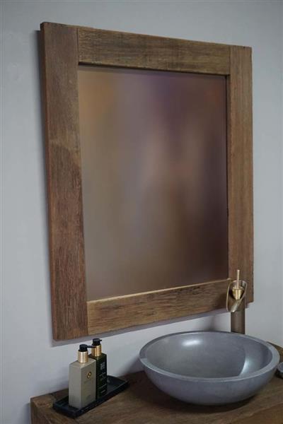Grote foto spiegel dirty grey wand l90 x b75 x d3 cm huis en inrichting complete badkamers