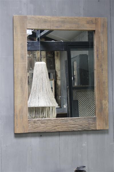 Grote foto spiegel naturel wand l90 x b75 x d3 cm huis en inrichting complete badkamers